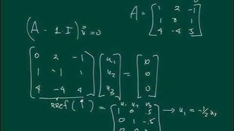 Solving 3x3 matrix systems with distinct, real eigenvalues