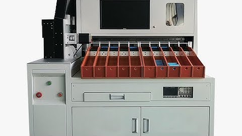 How to operate a Lithium cylendrical cell sorting machine|| 32700,18650,21700,26650 cell dimensions