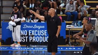 LAVAR BALL GETTING EJECTED IN LIANGELO,S DREW LEAGUE GAME 😱