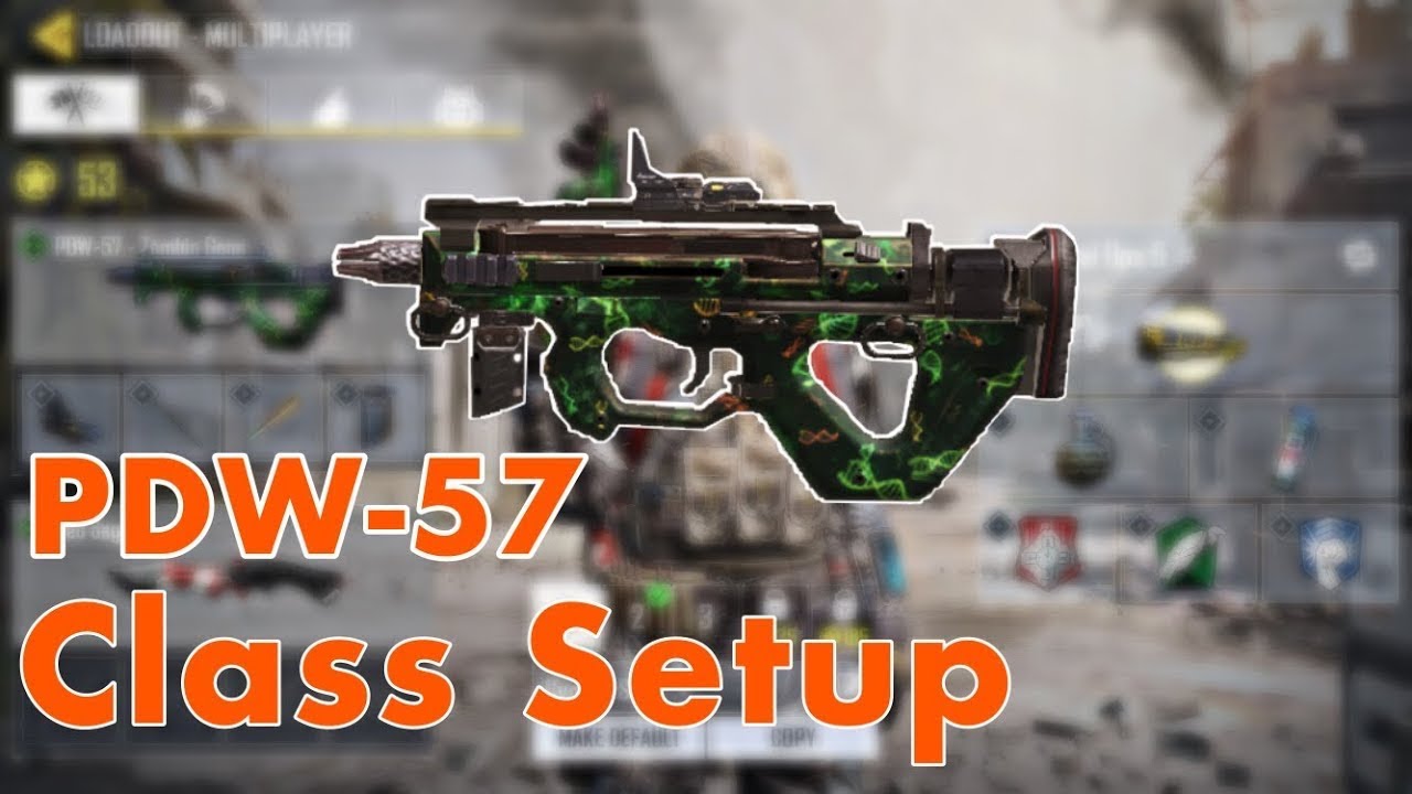 Best Class Setup For Pdw 57 Cod Mobile Youtube