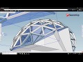 4v Geodesic Framing Time-lapse