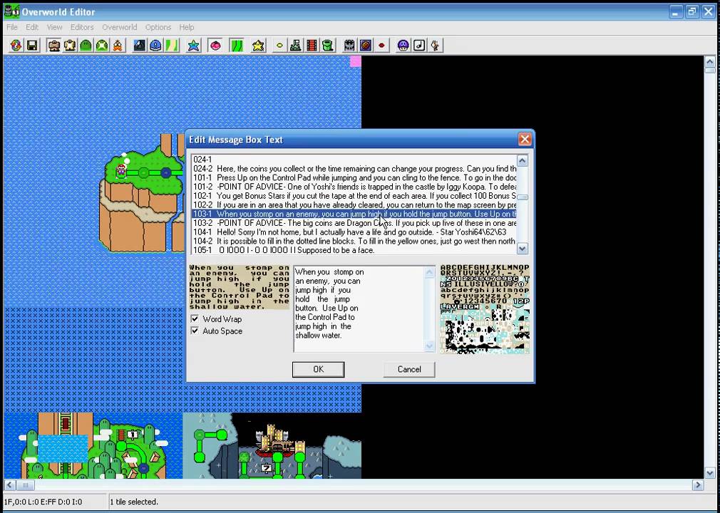 My rommhack I made. (Early Development)