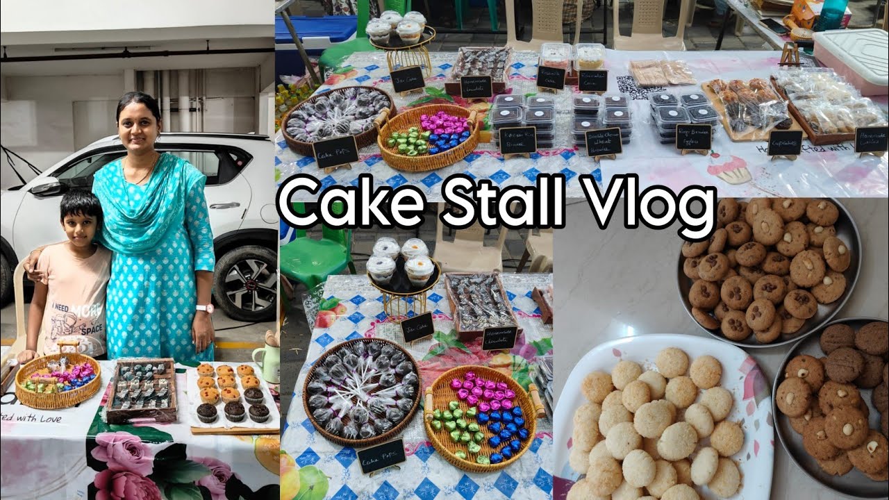 Cake Stall Vlog|Homemade Cookies,Brownies, Chocolates,Tres Leches,Cupcakes & Jar Cakes| 9342777255