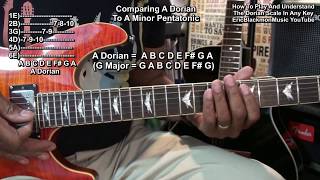 Understanding And Playing The DORIAN SCALE In ANY KEY Guitar Lesson @EricBlackmonGuitar