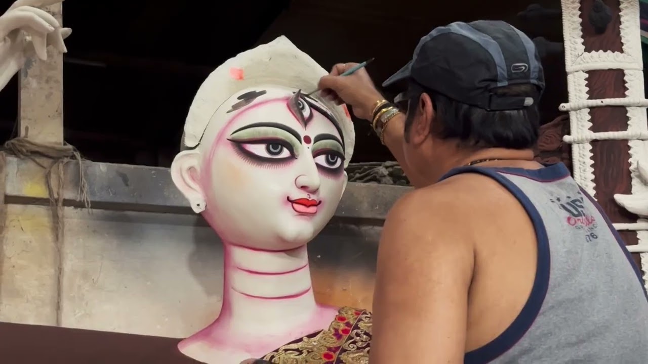 HALDARPARA PUJA PREPARATION 2025 || [OFFICIAL VIDEO] || SCULPTOR PRADIP RUDRAPAL || PRP STUDIO