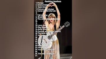 Ranking fearless💛 | DaylightSwiftie