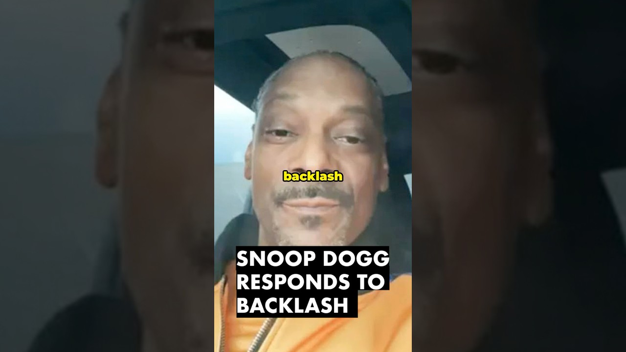 Snoop Dogg Responds to Backlash😳