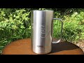 【sandblast】手書きの文字とイラストをサーモスのビールジョッキに彫刻。 Carve handwriting thermos beer mug【ガラスアート工房砂助 名入れ真空断熱ジョッキ】