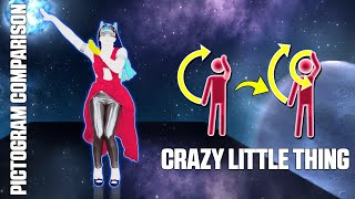 PICTOGRAM COMPARISON - CRAZY LITTLE THING | JD4 x JD+