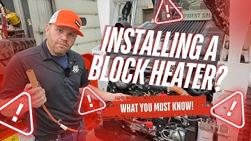 Bobcat M Series Block Heater Installation Instructions