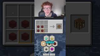 New Minecraft crafting challenge! Can you guess the last item!? #craft #funny #memes #minecraft