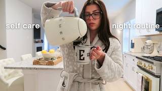 SPEND A SELF CARE NIGHT WITH ME 🤍🫧 | VLOG | pms/period remedies