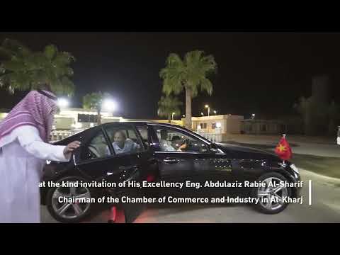 زيارة معالي سفير جمهورية فيتنام لدى المملك العربية السعودية في مزرعة رجل الاعمال ربيع بن حمود الشريف