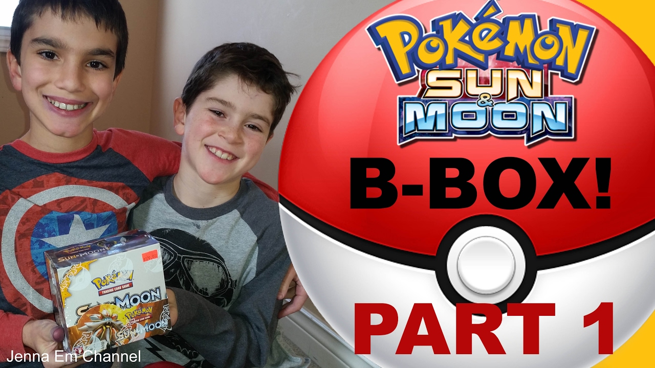 Pokemon Sun and Moon Booster Box! (Part 1 of 2) Jenna Em
