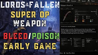 Lords Of The Fallen Insane Poison and Bleed Weapon Kukajin's Sword Location
