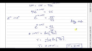 WMA13/01, (Edexcel), IAL, October 2023,  Q4, Exponentials & Logarithms, Modelling, Rates of Change