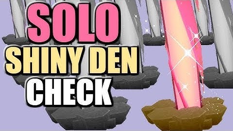 Solo check Shiny Raid Den seeds WITHOUT hacks or bots in Pokemon Sword and Shield