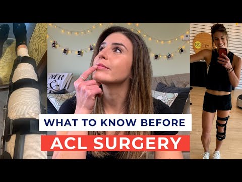 Video: Kā sagatavoties ACL ķirurģijai: 13 soļi (ar attēliem)