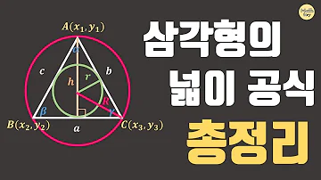 삼각형의 넓이 공식 총정리 