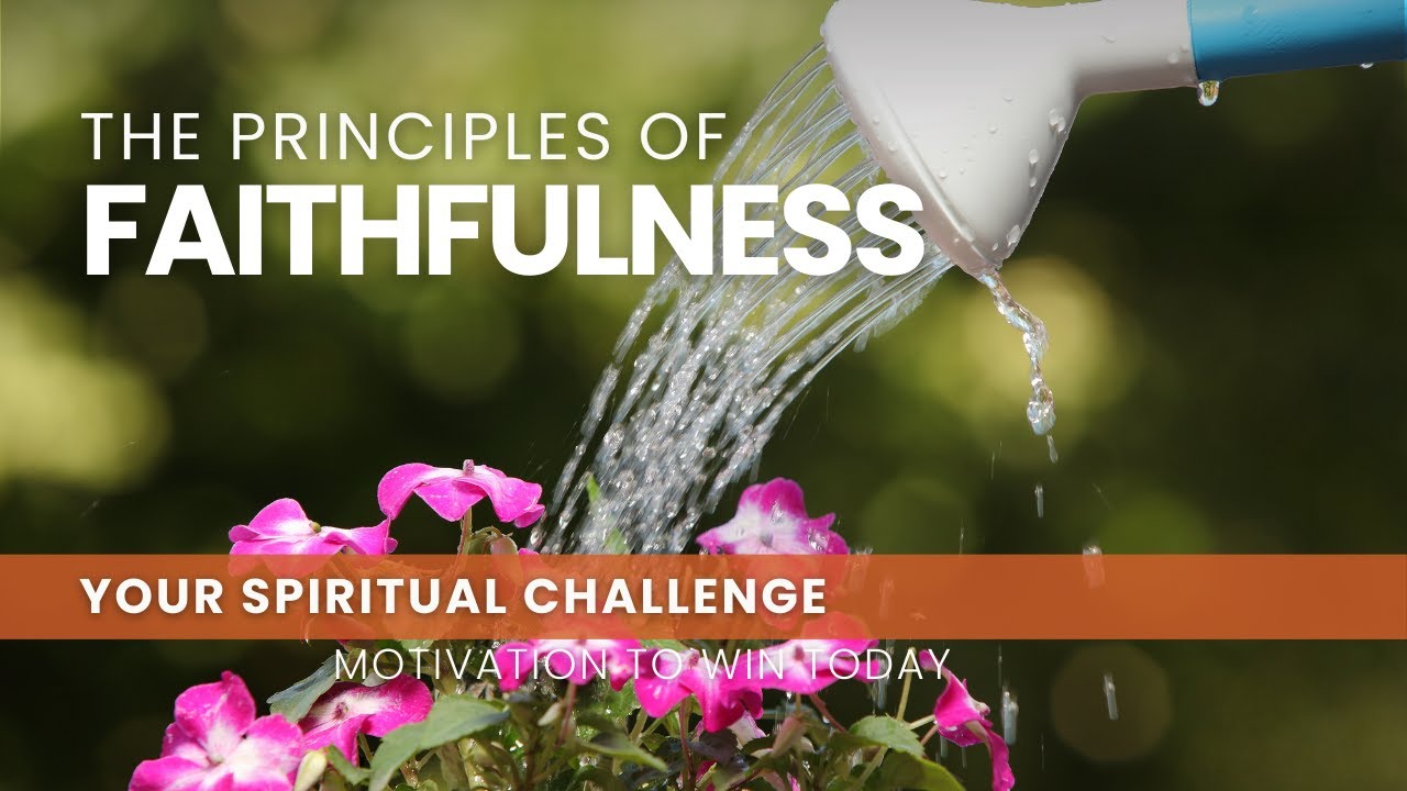 The Principles of Faithfulness - August 30