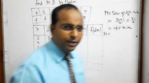 Mean deviation /Maths/Statistics/J. N. S. Education