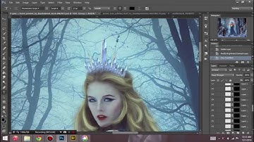 Winter Queen - Photomanipulation in Photoshop (speed art)