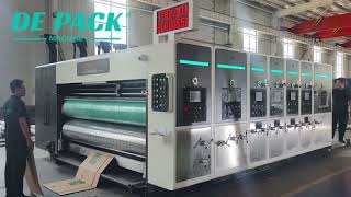 How to Mass-Produce Corrugated Boxes | Automatic Carton Printing Machine in Action