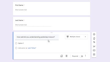 Google Forms - Making an Exit Ticket