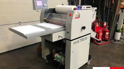 used Matrix MX 530P pneumatic thermal laminating machine for sale   Gab Supplies Ltd   2019a