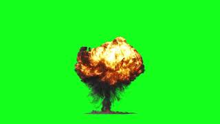 Bomb Blast Explosion   Free Green screen Stock Video Footage Download HD