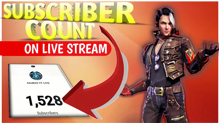 How To Add Live Subscriber Count On Mobile Live Stream || Live Subscribers Count कैसे लागए ||