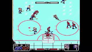 NHL Hockey [Sega Genesis] Montreal Canadiens vs Buffalo Sabres