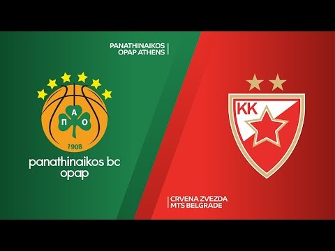 Panathinaikos OPAP Athens - Crvena Zvezda mts Belgrade Highlights | EuroLeague, RS Round 1