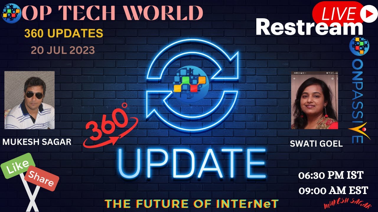 OP TECH WORLD - 360 UPDATES ! #ONPASSIVE - YouTube