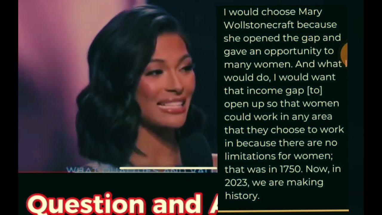 Miss Universe 2023,Ms.Nicaragua Question and Answer.The winning answer
