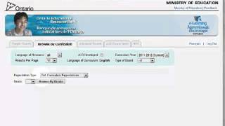 Ontario Educational Resource Bank Tutorial