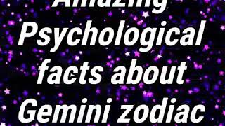 Amazing Psychological facts about Gemini zodiac