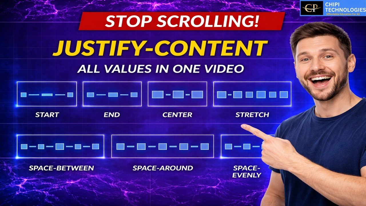 CSS Grid Practical Tutorial in Hindi | Justify Content - Session - 9 ...