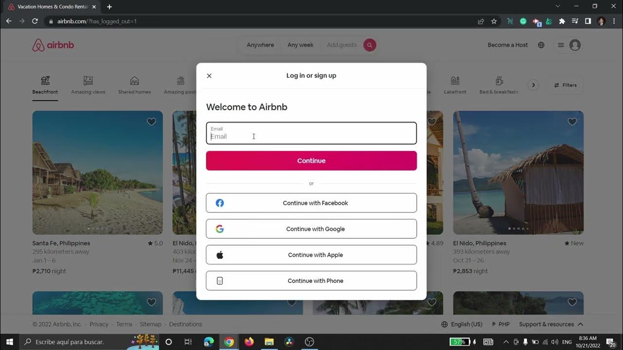 Create an Airbnb Password YouTube