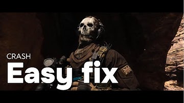 Call of Duty Modern Warfare II offline mode crash fix