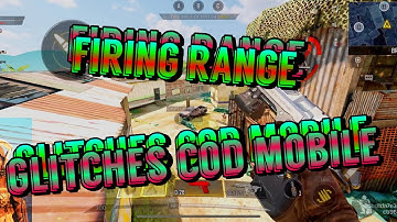 Firing range glitches and spots cod mobile