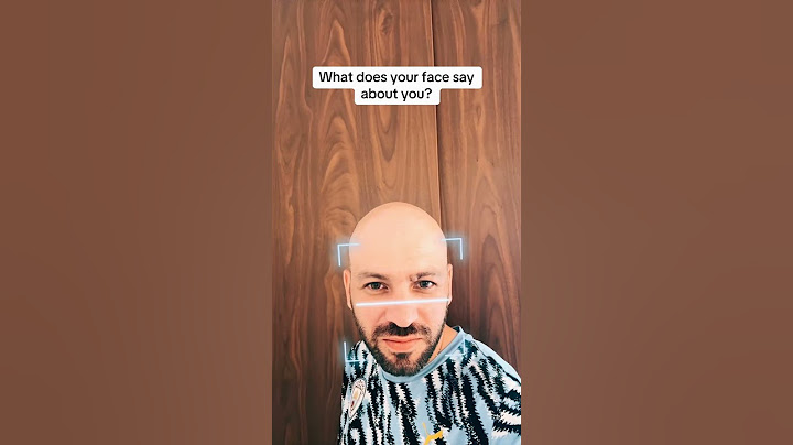 What does my face say about me : SHOCKED