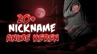 20  NICK ANIME KEREN🔥‼️NAMA FF JEPANG SANGAR - SIMPEL - SERAM - SUPER KEREN BELUM PASARAN 2024