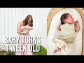 DITL With a Newborn | BABY TURNS ONE WEEK OLD