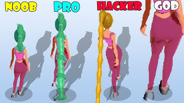 NOOB vs PRO vs HACKER vs GOD - Tangled Run