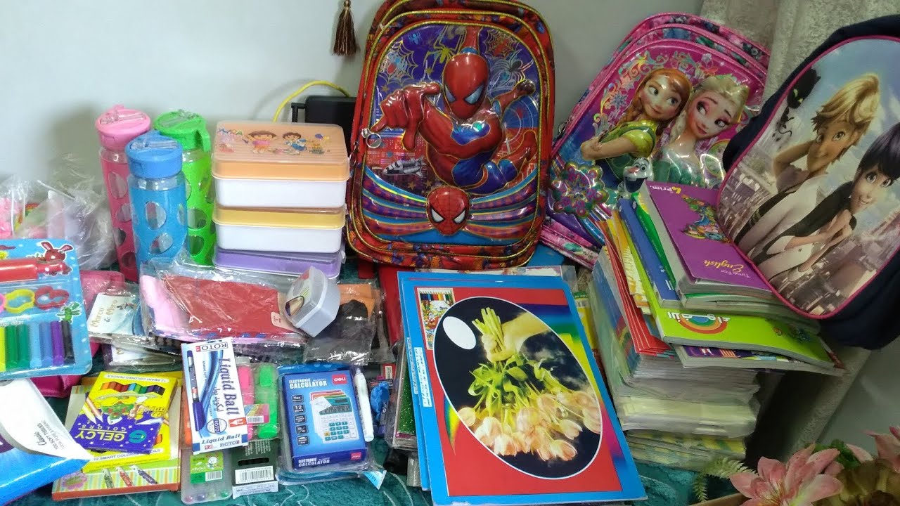 مشتريات المدرسه 2018 Back to School || الفلوس اللى معايا خلصت وروحت البيت مشى 😂😂😂😂😂