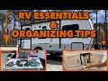 RV Camping Essentials!  Tips for Organizing Them and More Kitchen Storage Mods!