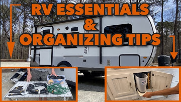 RV Camping Essentials!  Tips for Organizing Them and More Kitchen Storage Mods!