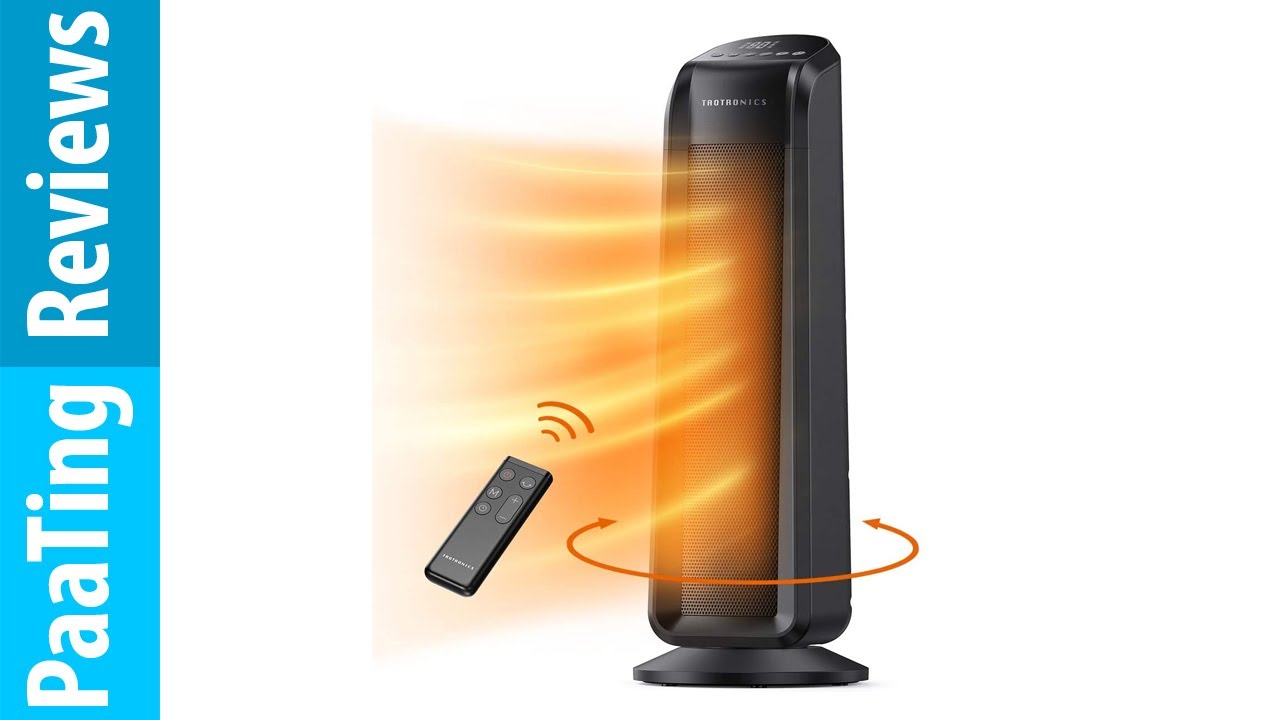 TaoTronics Space Heater, 1500W Ceramic Tower Electric Heater (Review) -  YouTube