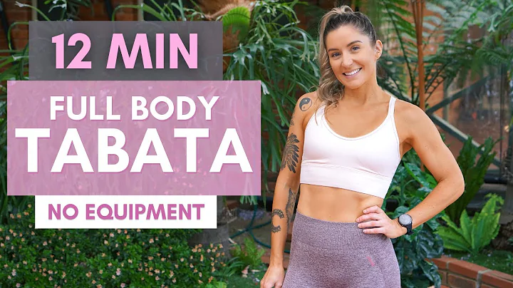 12 Minute FAT BURNER | Full Body Tabata Workout | No Equipment | HIIT